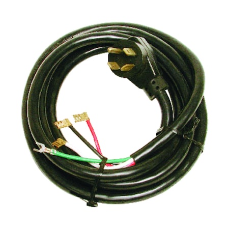 B & K Dial 1/2 in. W Black Plastic Angle Plug Motor Cord 7524